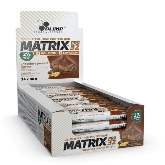 Протеїновий батончик Olimp Nutrition Matrix pro 32 24 х 80 g Chocolate Nut