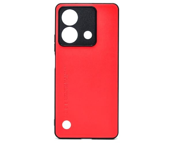 Кожаный чехол - накладка CODE Tactile Experience для Xiaomi Redmi Note 13 5G Красный