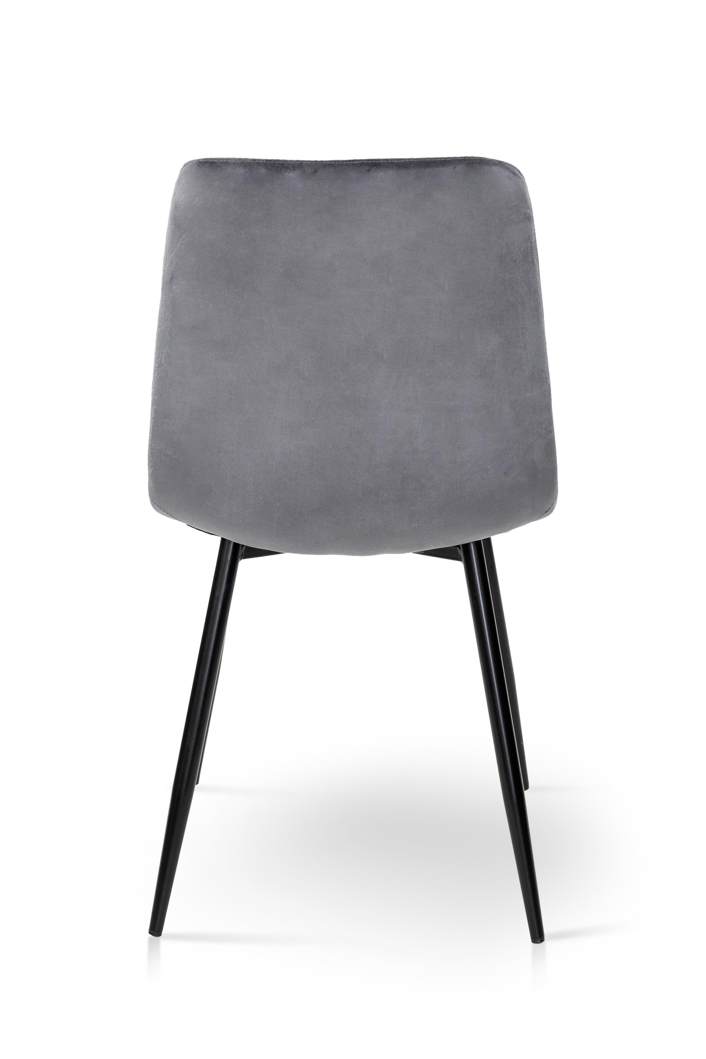 Стул для кухни и гостиной ГРЕЙС Ментос 420х870х450 мм Черный/Серый (GAА0054751) - фото 5 Стул для кухни и гостиной ГРЕЙС Ментос 420х870х450 мм Черный/Серый (GAА0054751) - фото 5