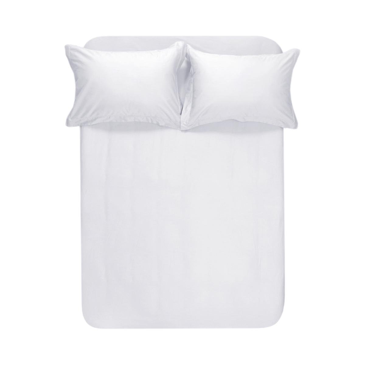 Простынь с наволочками Lotus Home Dakota Modern Premium сатин 240x260 см/50x70 см 2 шт. Белый (svt-2000022346382)