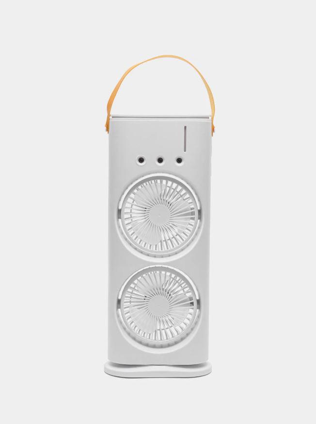 Настольный увлажнитель воздуха с двумя вентиляторами и LED подсветкой 280 мл White - фото 3 Настольный увлажнитель воздуха с двумя вентиляторами и LED подсветкой 280 мл White - фото 3