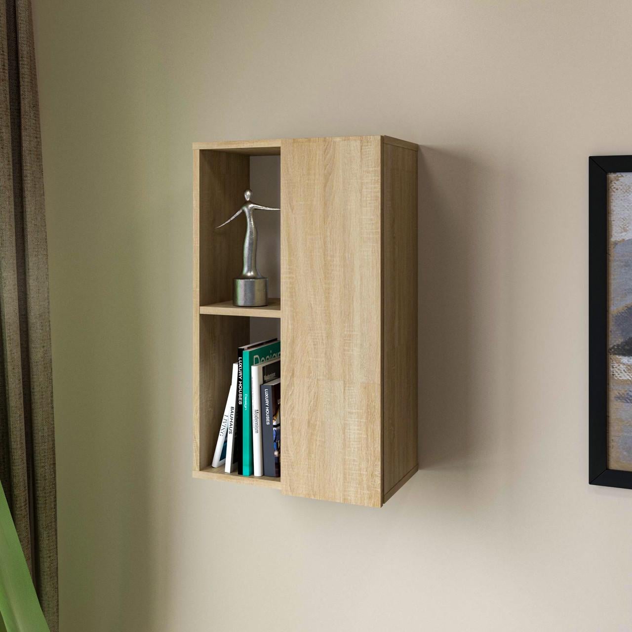 Полка навесная с дверцей закрыта 75х45 см (Dublin)