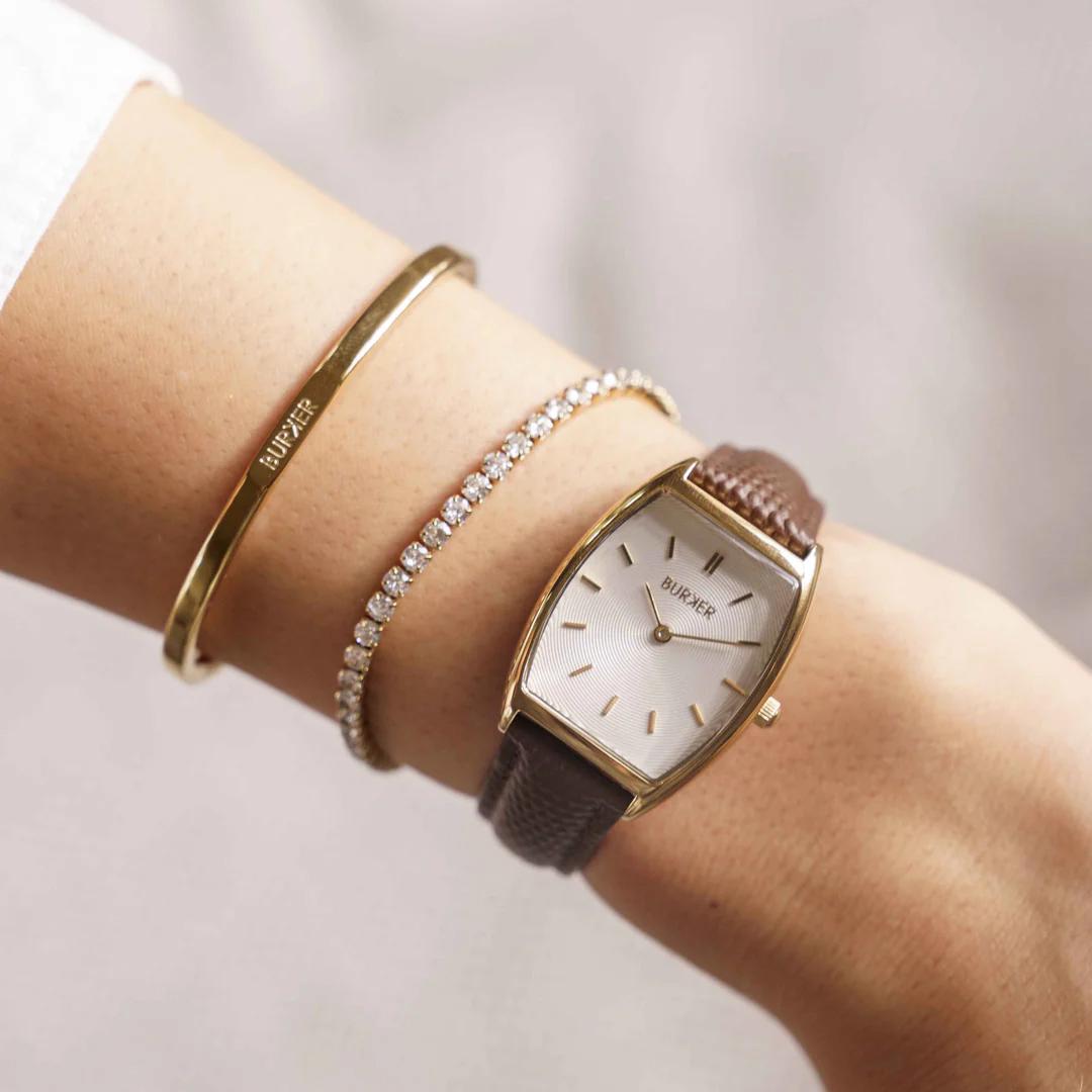 Годинник жіночий Burker Grace Gold Brown Leather (0433) - фото 2