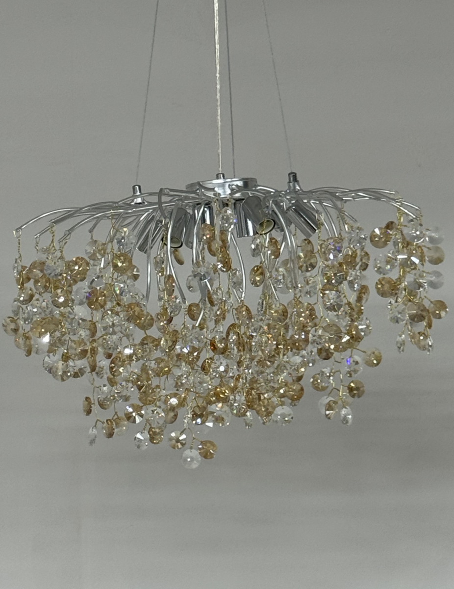 Люстра хрустальная подвесная WM-7015/800 Хром (SP000043931)