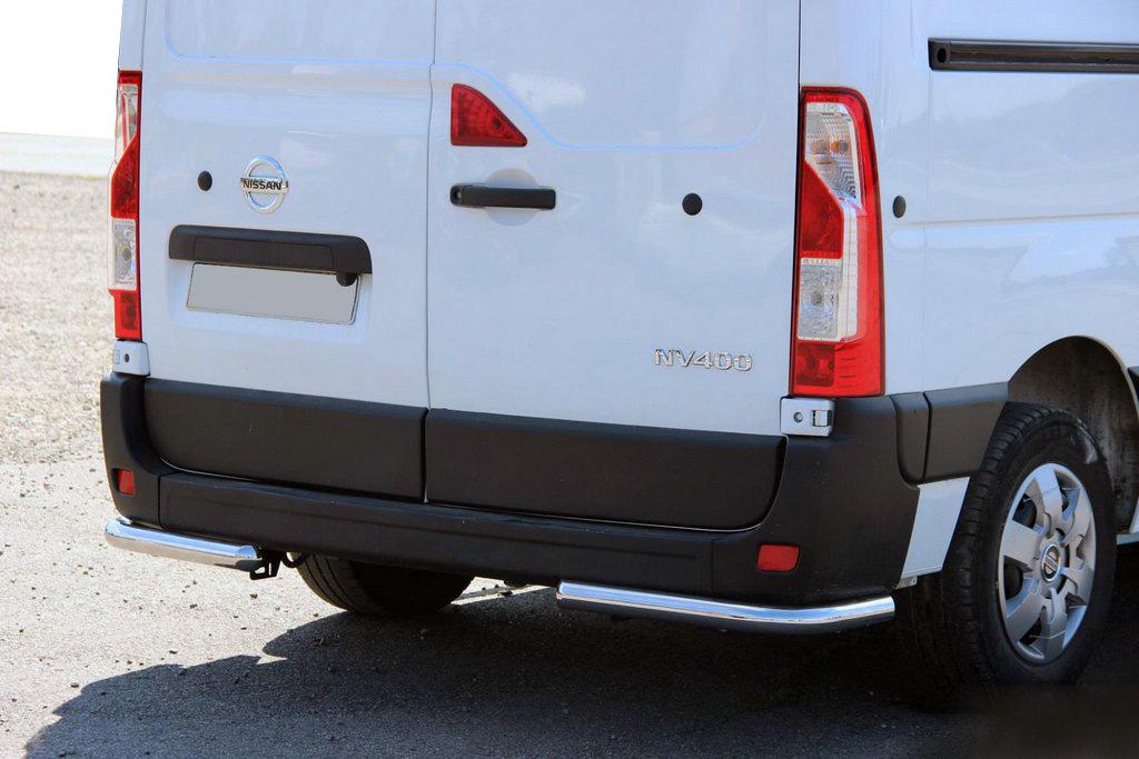 Задние уголки AK003 CAN для Renault Master 2011-2023 гг. нержавеющая сталь Хром