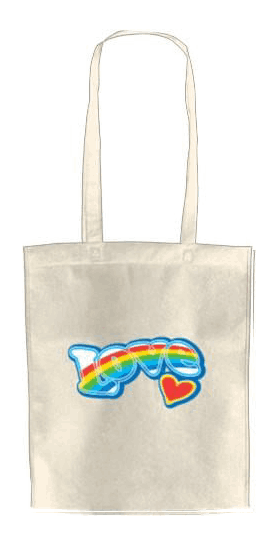 ЭКО-сумка для шопинга Love rainbow (2953888914-love-rainbow)