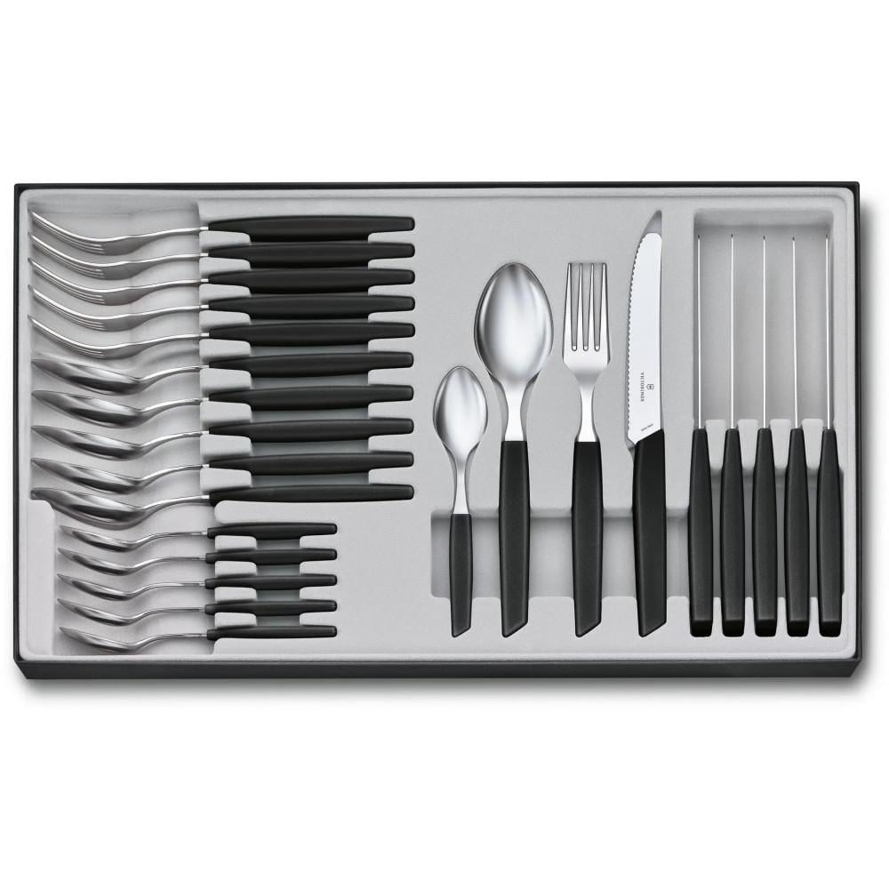 Набор кухонный Victorinox Swiss Modern Table Set tomato 24 шт. Черный (58-79-Vx69093.11W.24)