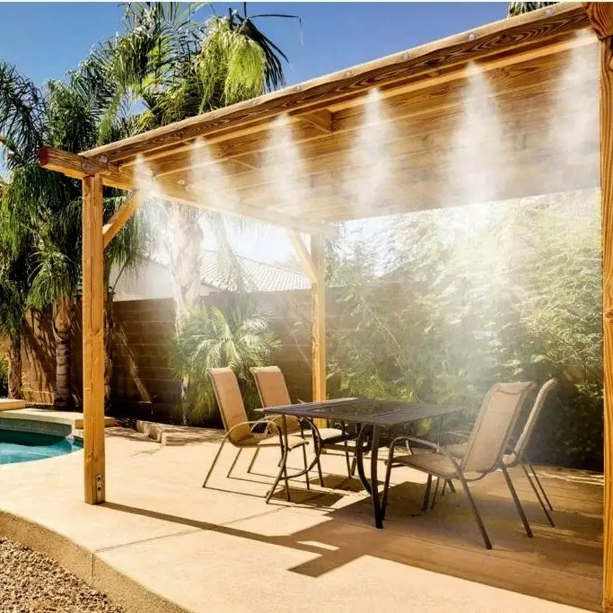 Туманообразователь для сада и теплиц ПВХ 15 распылителей 15 м (11728js) - фото 2