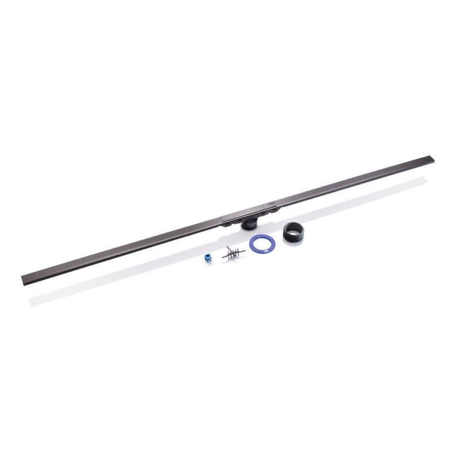 Канал дренажний Geberit CleanLine50 30-90 см хром Чорний матовий (154.446.QC.1)