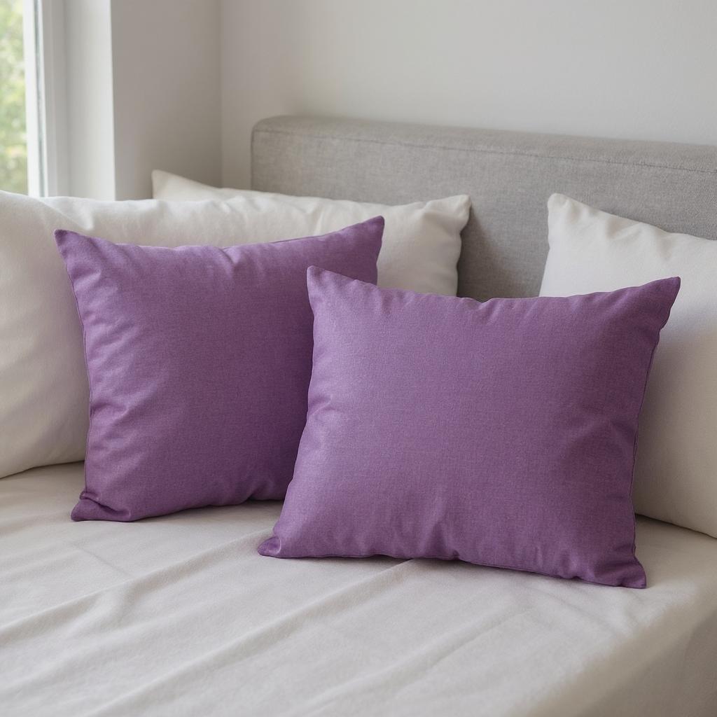 Наволочка однотонний бязь голд люкс 40х40 см Фіолетовий (G-26121)