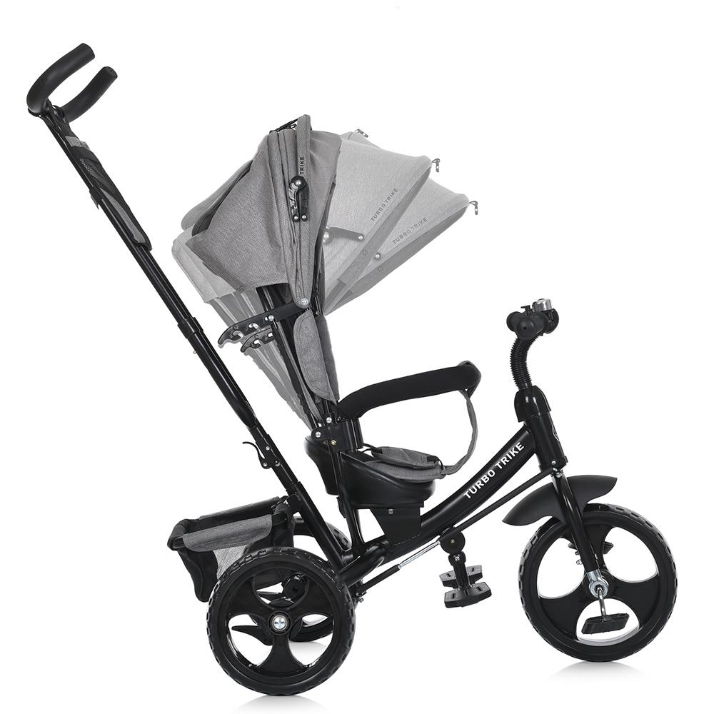 Дитячий велосипед триколісний Turbo Trike MT 1005 EVA Сірий (723267637) - фото 3