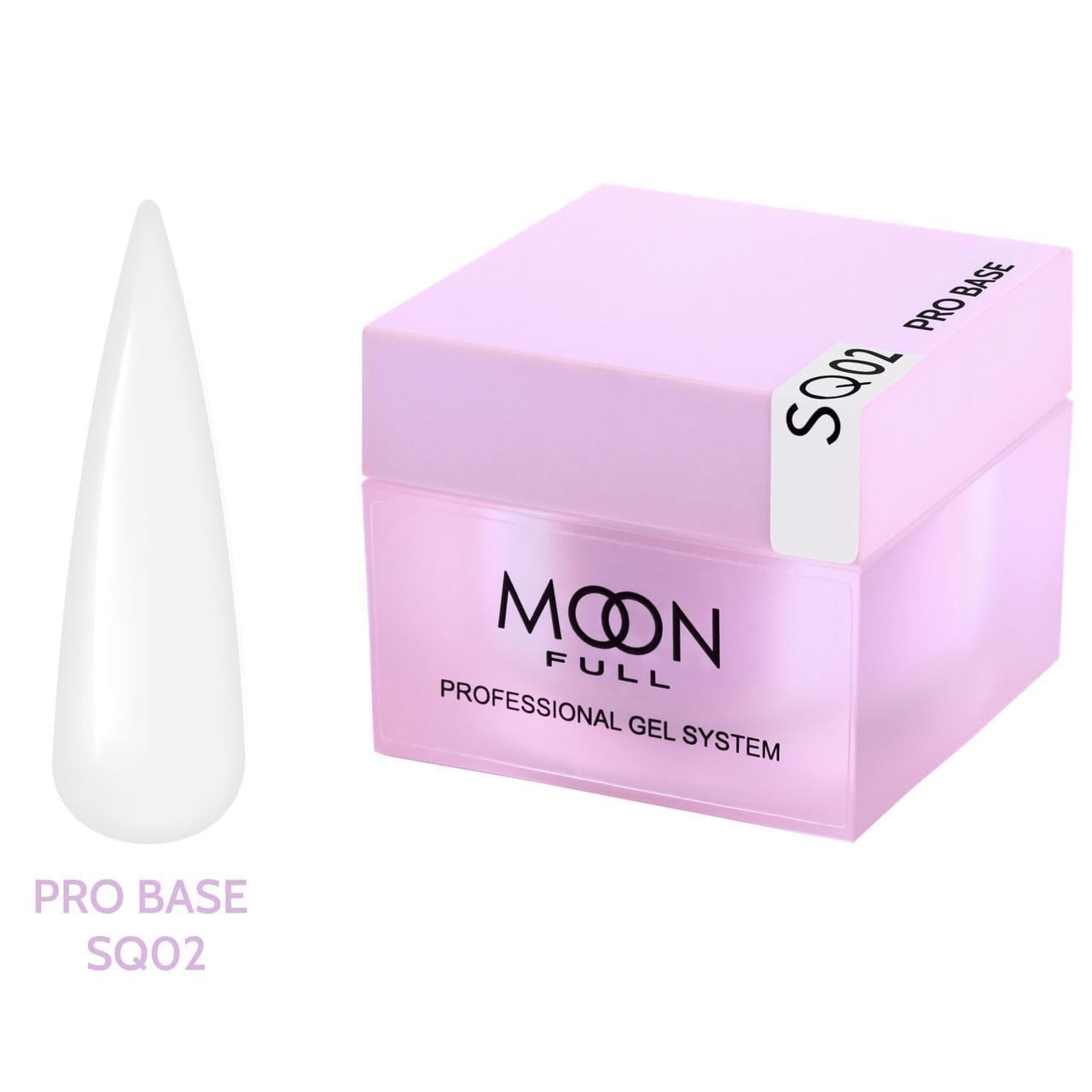 Базовое покрытие Moon Full Nude PRO Base №SQ02 White 30 мл