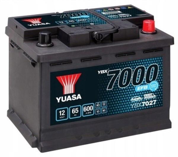 Аккумулятор Yuasa YBX7027 EFB Start Stop Battery 12 V 65 Ah 600 A