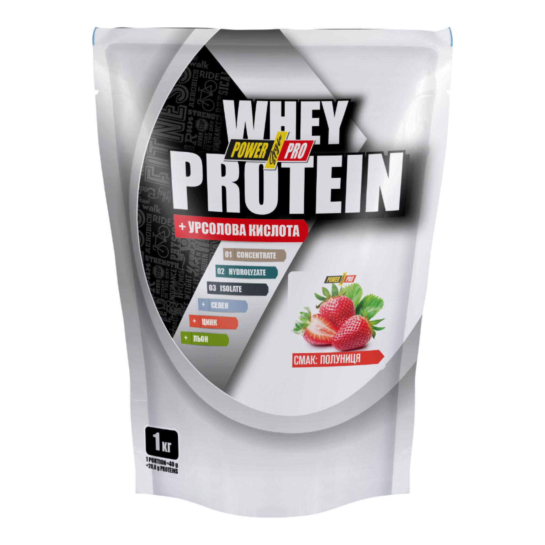 Протеїн Whey Protein 1000 г Strawberry (100-62-3738552-20)