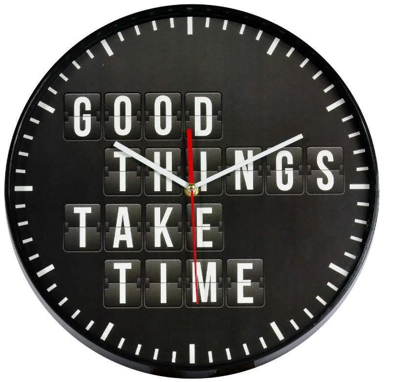 Часы настенные Technoline 775485 Good Things Take Time (DAS301212)