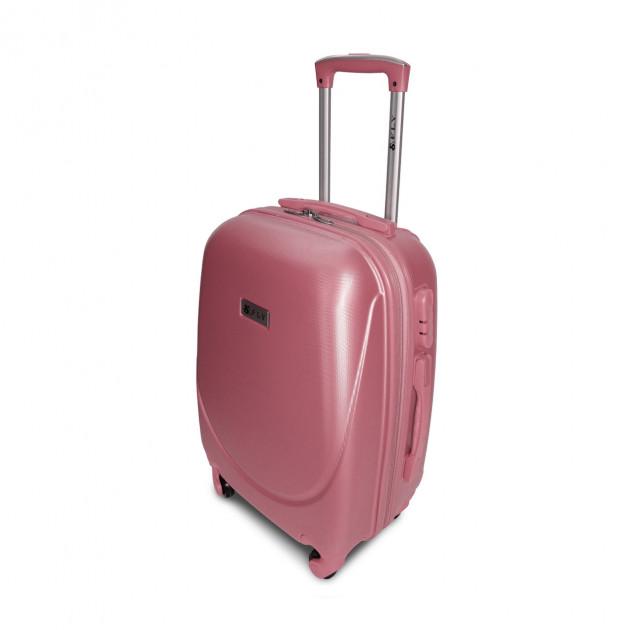 Валіза пластикова Fly 310 M на 4 колесах Рожевий (CEKRBFL310MS4ROZ) - фото 4 Валіза пластикова Fly 310 M на 4 колесах Рожевий (CEKRBFL310MS4ROZ) - фото 4
