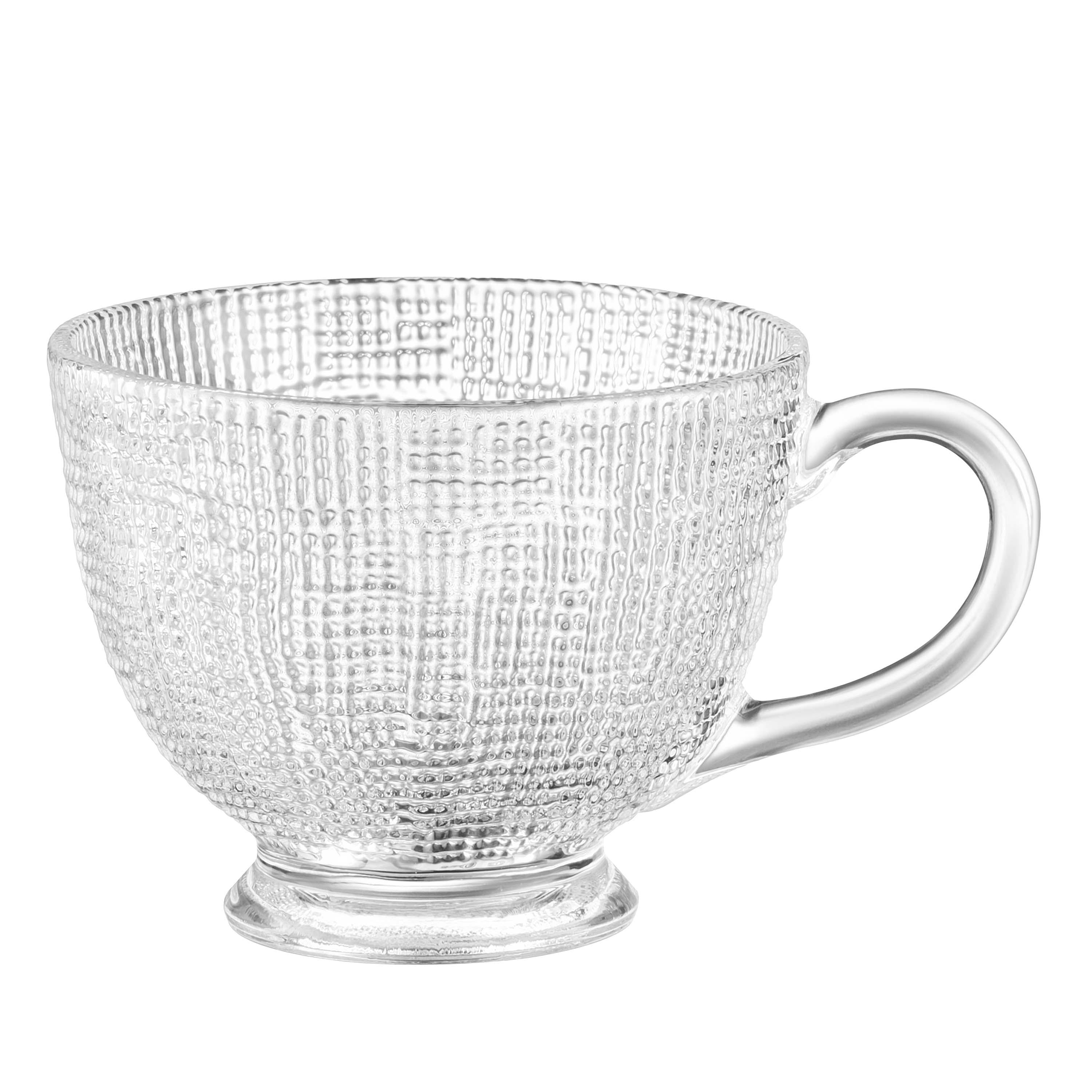 Чашка Ardesto Ice стекло 400 мл Прозрачная (AR5041)