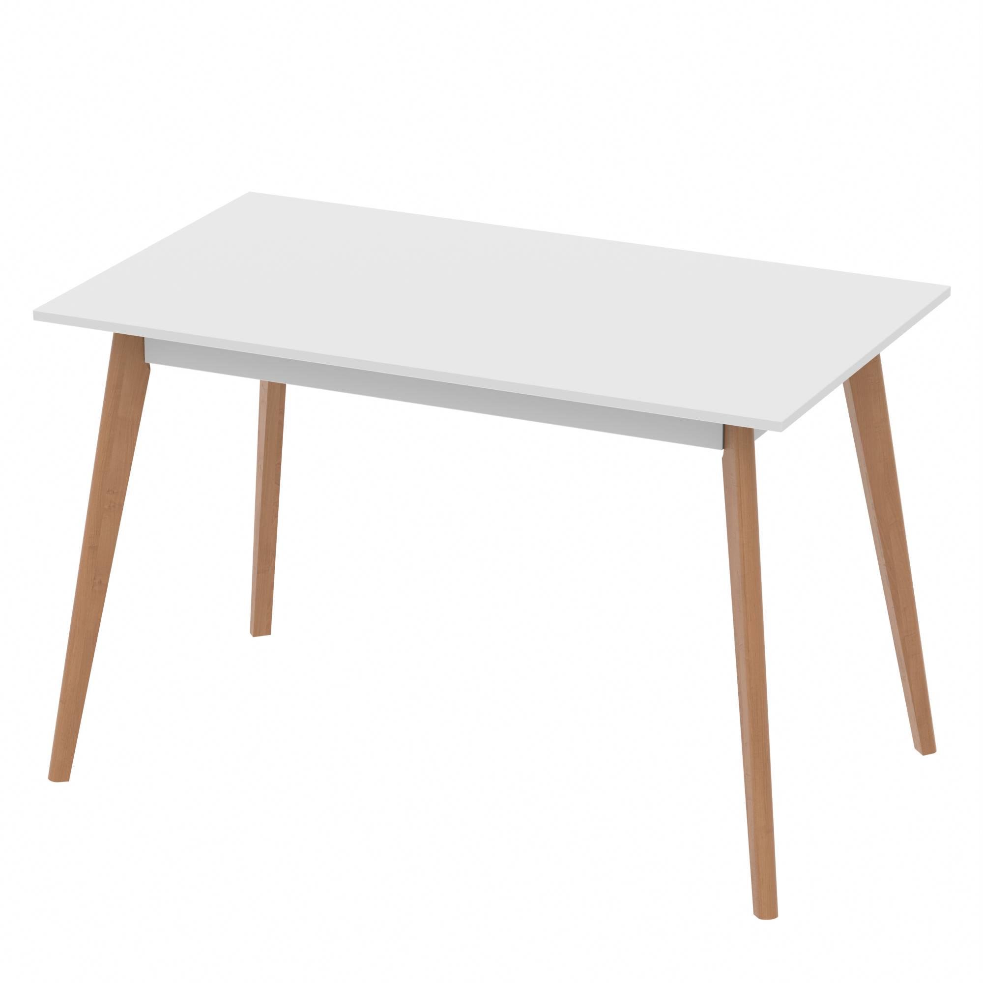 Стол обеденный Неман БОН 1180х680 ДСП Белый/Ольха (559001)