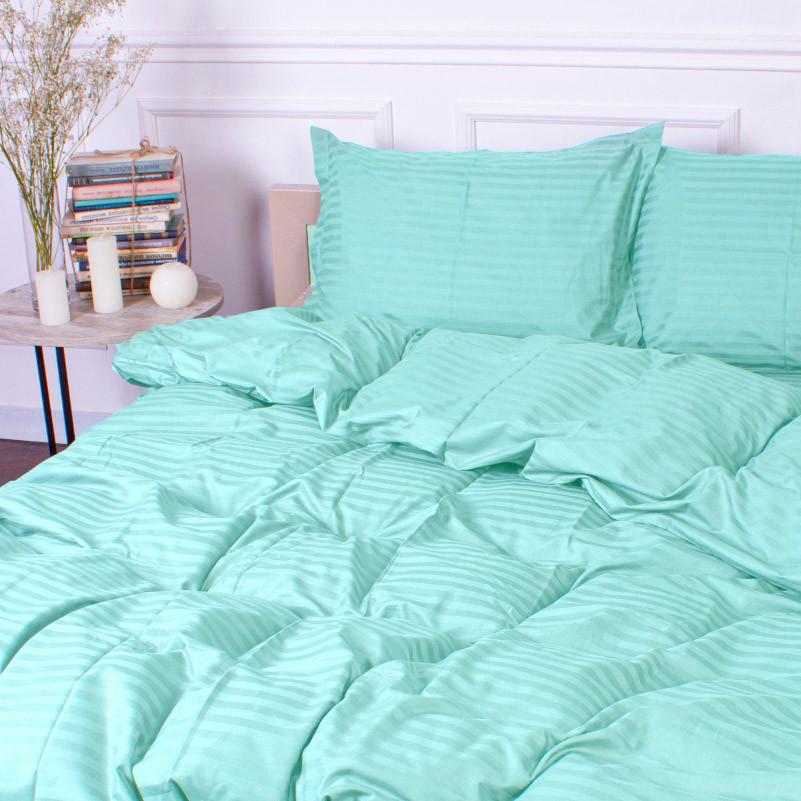 Комплект постельного белья двуспальный сатин страйп (23777955) Комплект постельного белья двуспальный сатин страйп (23777955)