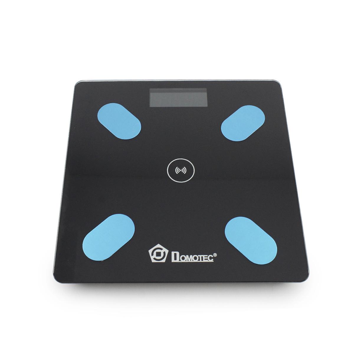 Весы напольные Domotec MS-2017 с функцией подключения к телефону Черный