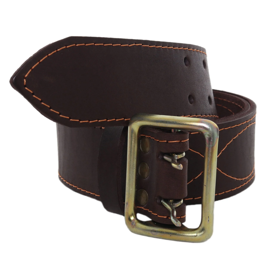 Ремень с пряжкой Портупея военный кожа до 125 см Коричневый Ремень с пряжкой Портупея военный кожа до 125 см Коричневый