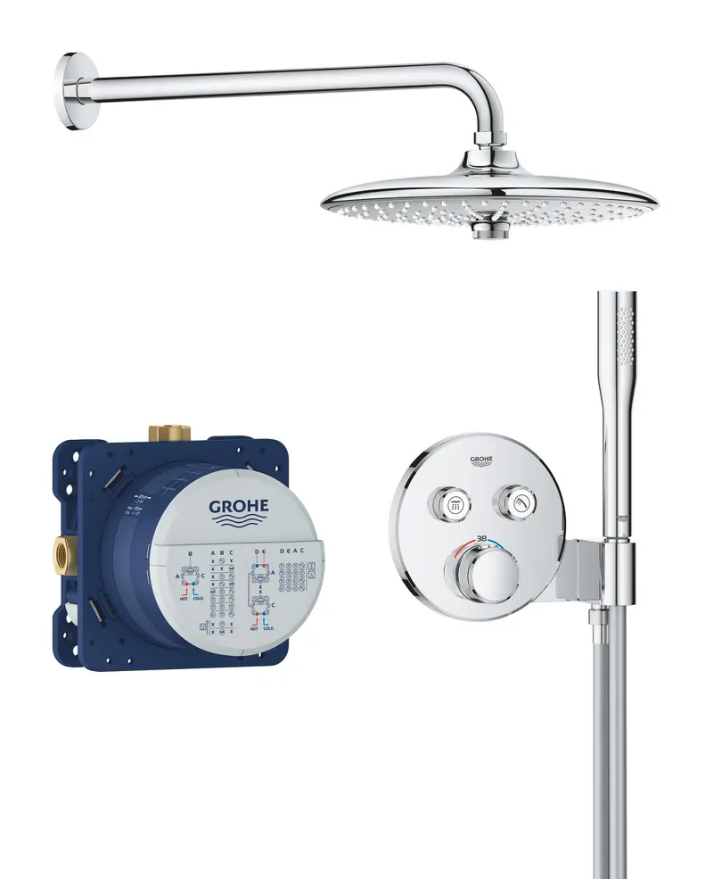 Душевая система скрыта Euphoria 260 Grohe Grohtherm SmartControl (34867000)