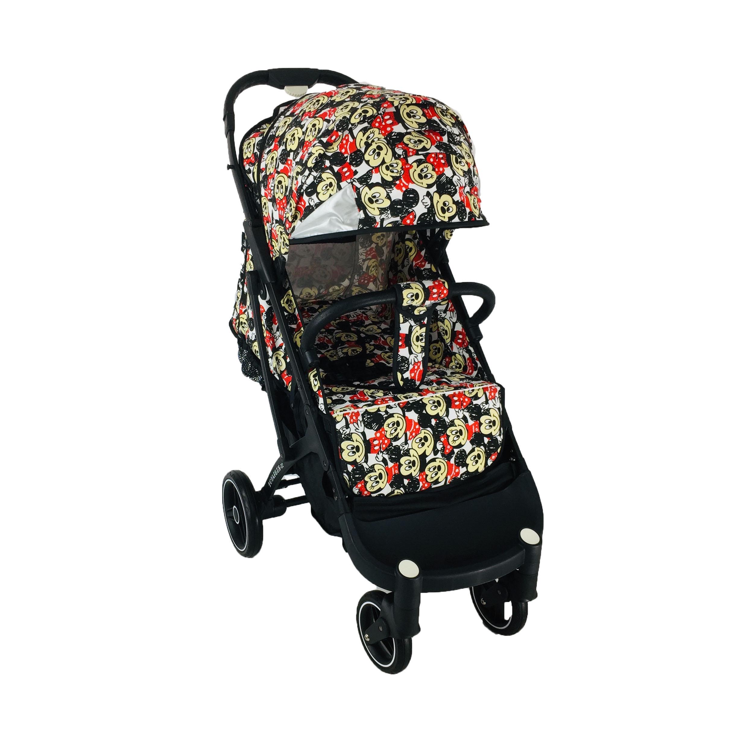 Коляска Yoya Plus Pro-22 Disney minni на чорній рамі Червоно-чорний (01125020118) - фото 7 Коляска Yoya Plus Pro-22 Disney minni на чорній рамі Червоно-чорний (01125020118) - фото 7