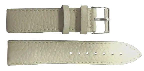 Ремінець для годинника шкіряний Mykhail Ikhtyar 22 мм Бежевий (S22-002s beige)