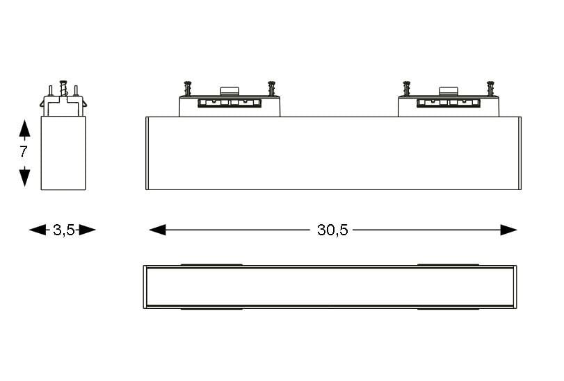 Светильник магнитный Ideal Lux Arca Wide 30 Cm 4000K (223025) - фото 4 Светильник магнитный Ideal Lux Arca Wide 30 Cm 4000K (223025) - фото 4