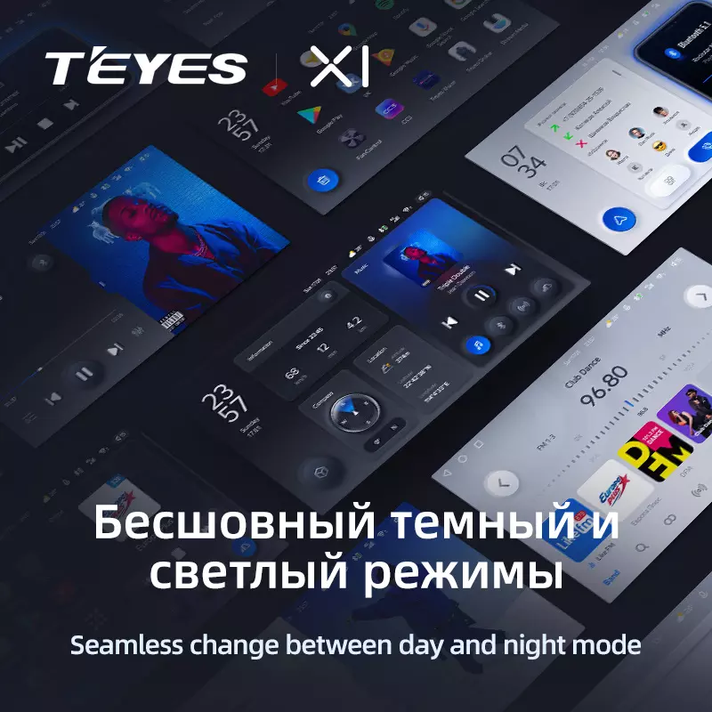 Автомагнитола штатная Teyes X1 для Fiat Peron 9 2009/Idea 2011-2014 Android (1645387019) - фото 4