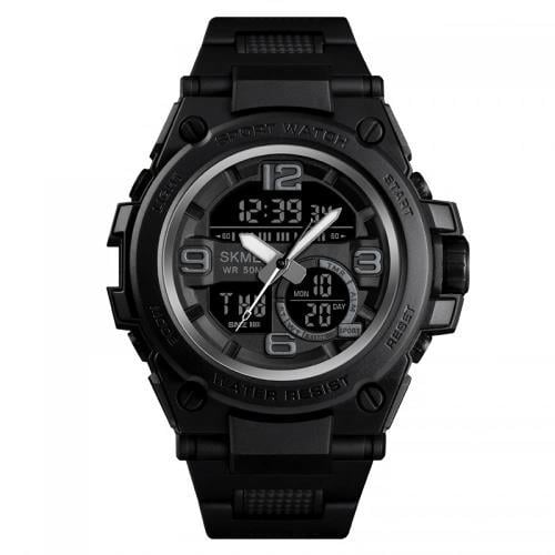 Наручные часы мужские с подсветкой Skmei 1452BK Black (582548)
