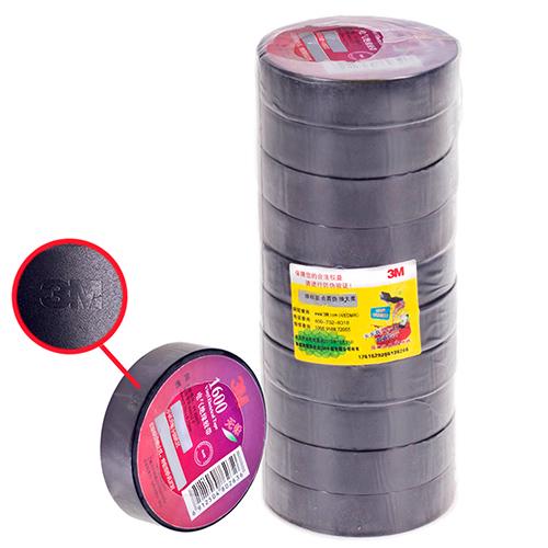 Изолента черная 3M 18 ммх20 мх0,15 мм