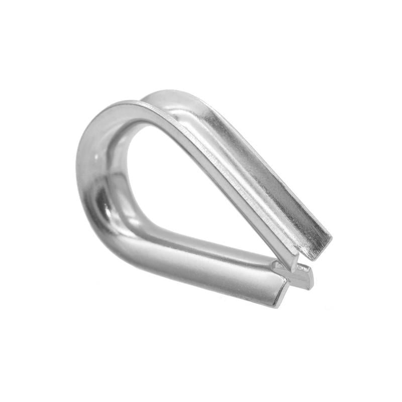 Коуш для троса Metalvis DIN 6899 ø 12 мм цинк 25 шт. Белый (3KO200000003KO1200) - фото 3