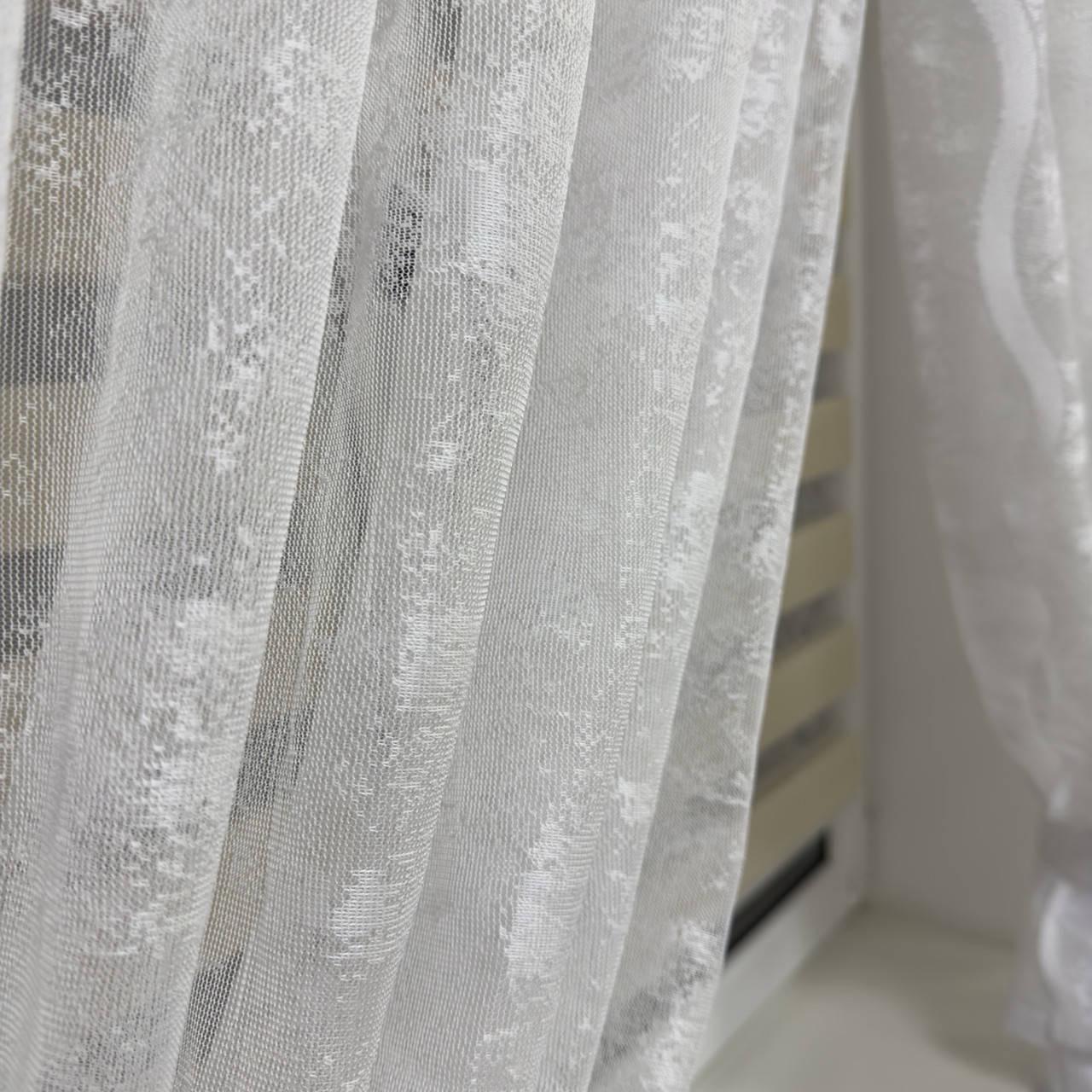 Шторки на кухню 400х170 см Белый (1001к) - фото 2 Шторки на кухню 400х170 см Белый (1001к) - фото 2