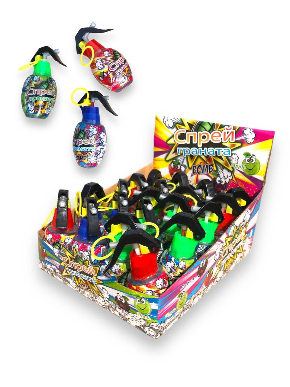 Конфета жидкая фруктовая Спрей-граната 20 шт. 50 мл (00000005319) Конфета жидкая фруктовая Спрей-граната 20 шт. 50 мл (00000005319)