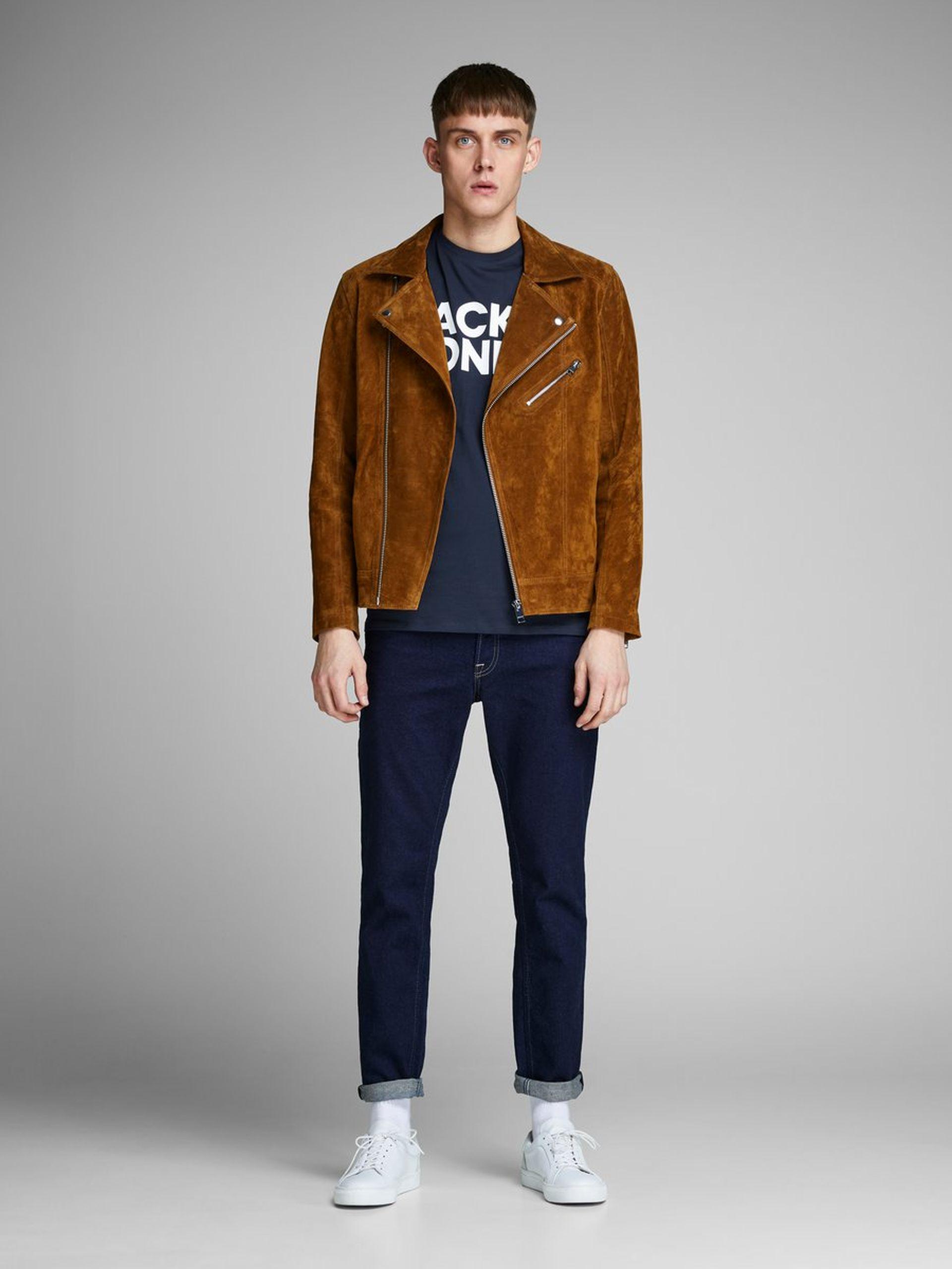 Футболка чоловіча Jack & Jones 12151955 M Синій - фото 3 Футболка чоловіча Jack & Jones 12151955 M Синій - фото 3