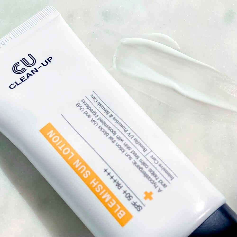 Лосьон солнцезащитный с липосомами на стабильных фильтрах CUSKIN CLEAN-UP BLEMISH SUN LOTION SPF 50+ 60 мл (11330686) - фото 2