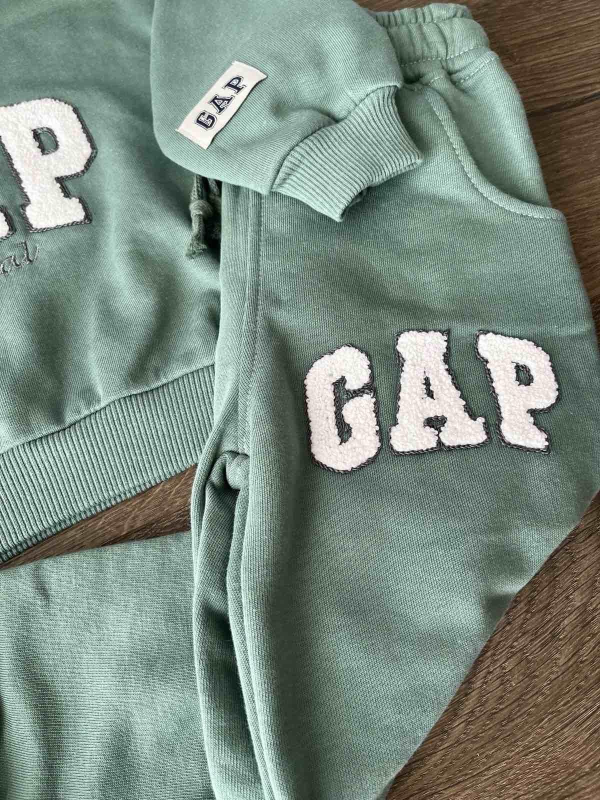 Костюм детский GAP свитшот/джогеры на 6-7 лет 119 см Зеленый (24879182) - фото 2