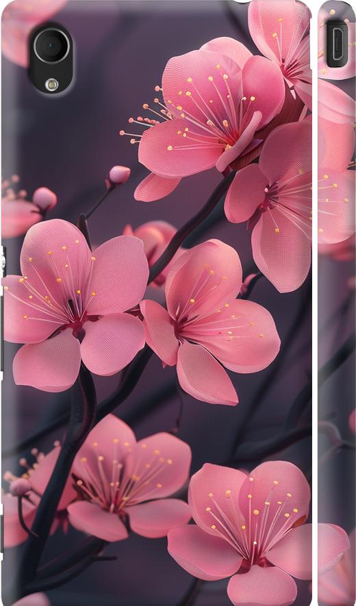 Чехол на Sony Xperia M4 Aqua E2312 Пурпурная сакура (6075m-162-42517) Чехол на Sony Xperia M4 Aqua E2312 Пурпурная сакура (6075m-162-42517)