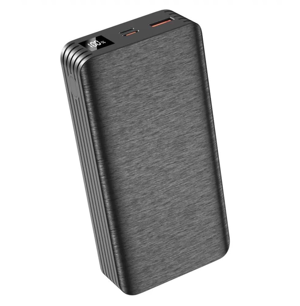 Повербанк Xо PR144 USB QC 22,5W USB Type-C PD 18W 20000 mAh Черный