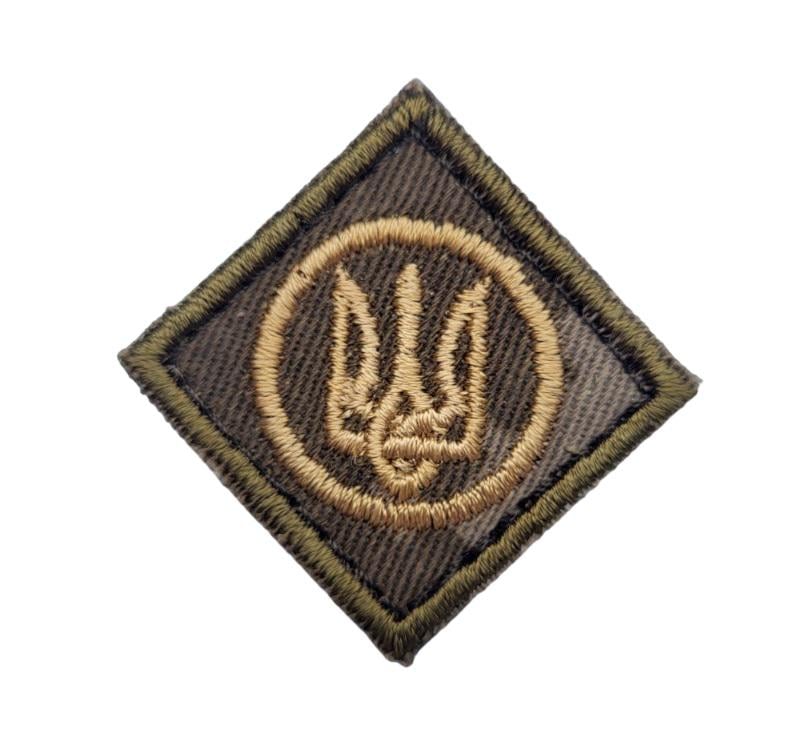 Кокарда-липучка Ромб ЗСУ 4х4 см Піксель (3584747)
