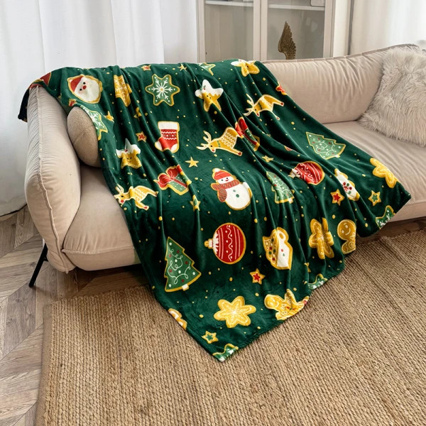 Плед флисовый Love You Зеленая сказка 9117 150х200 см (8-6-5156577)