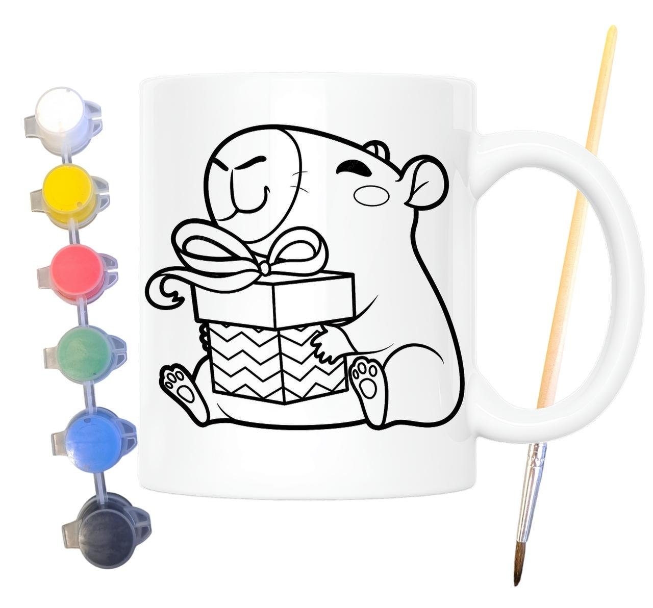 Набор для творчества Кружка-раскраска Капибара (КР0250)