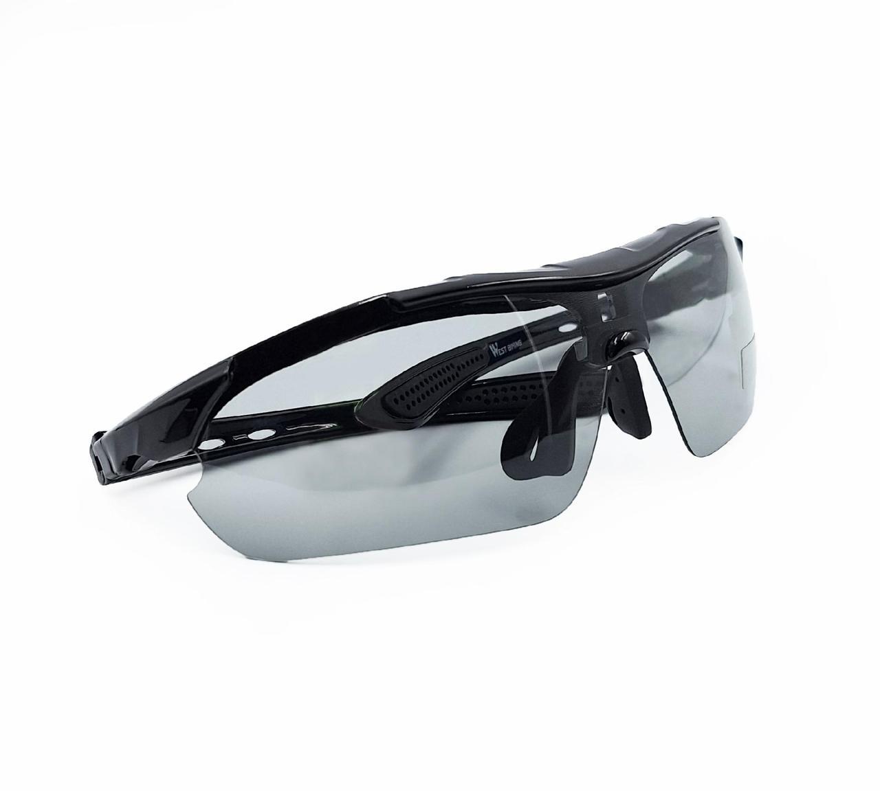 Очки спортивные велосипедные West biking YP07031 Polarized 400 UV Черный (G0000824)