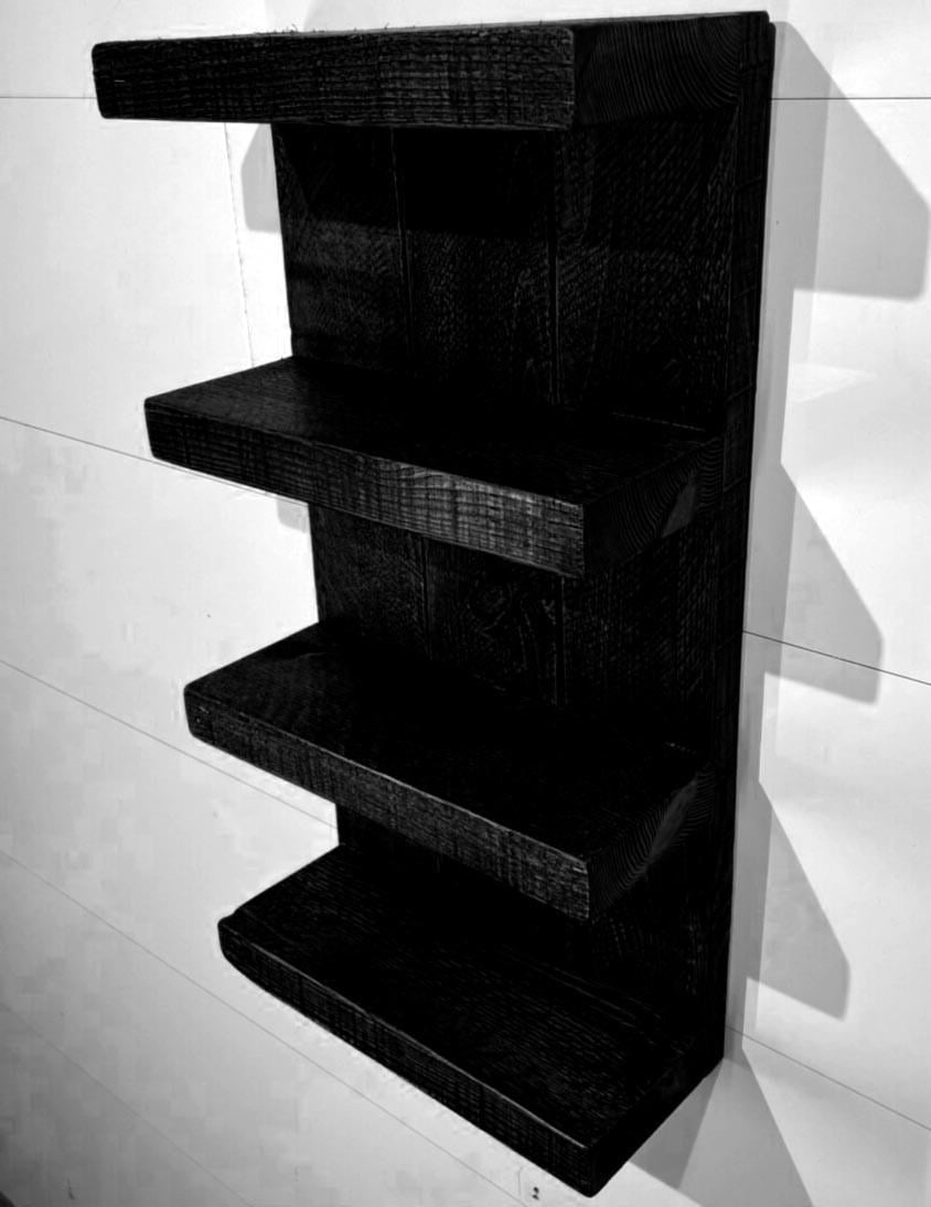 Полка для ванной из дерева Грайвальд Венге (ВНП/006612)