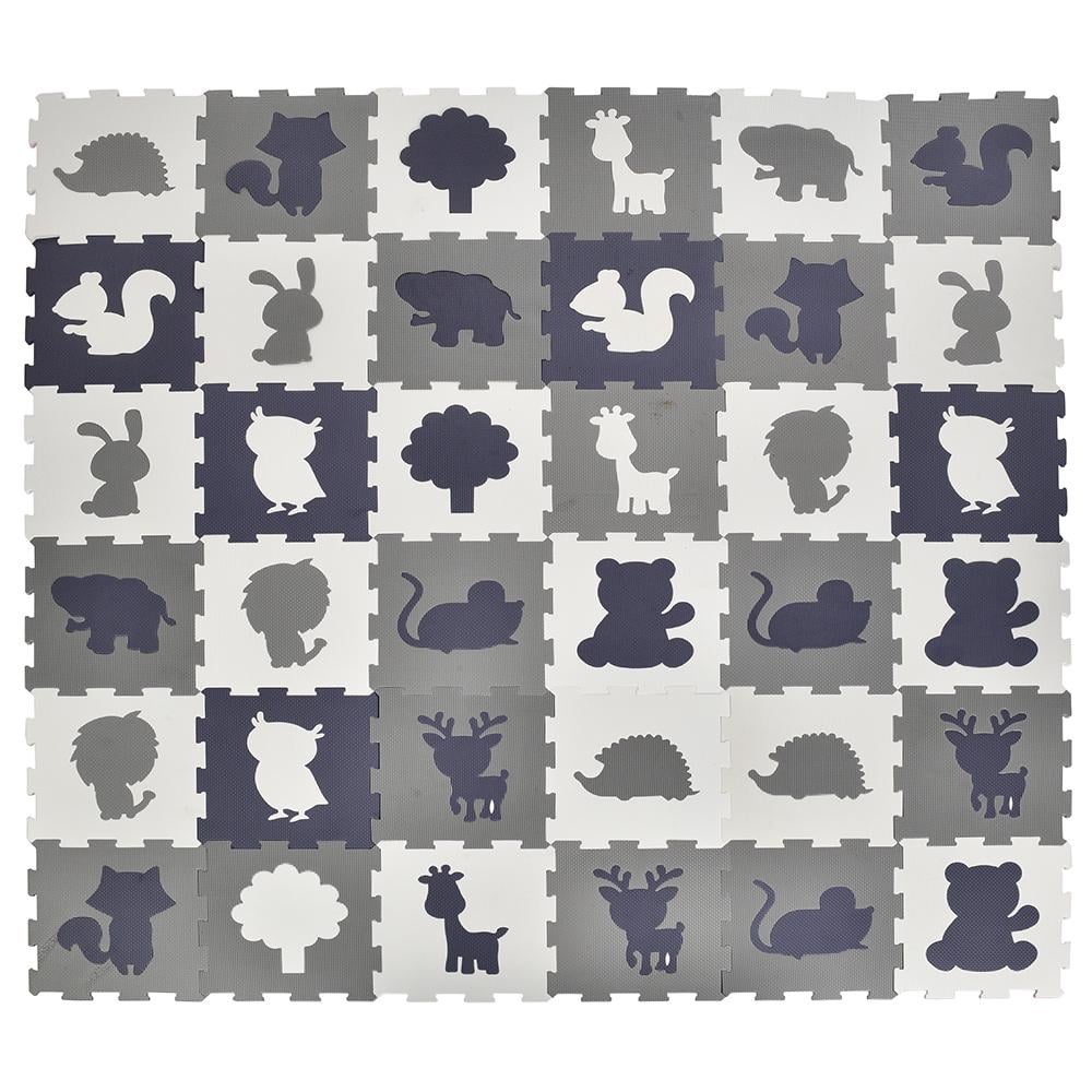 Развивающий коврик Мозаика MR 1292 Серый