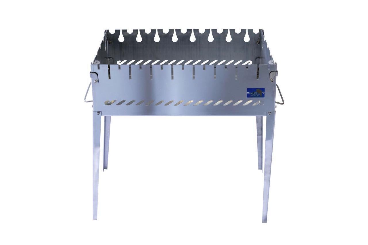 Мангал-валіза Smoke House Case 8 з нержавіючої сталі з сумкою та решіткою (510003) - фото 5