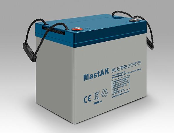 Акумулятор Mastak MA12-70SDG GEL 12V 70 Ah (23814536)