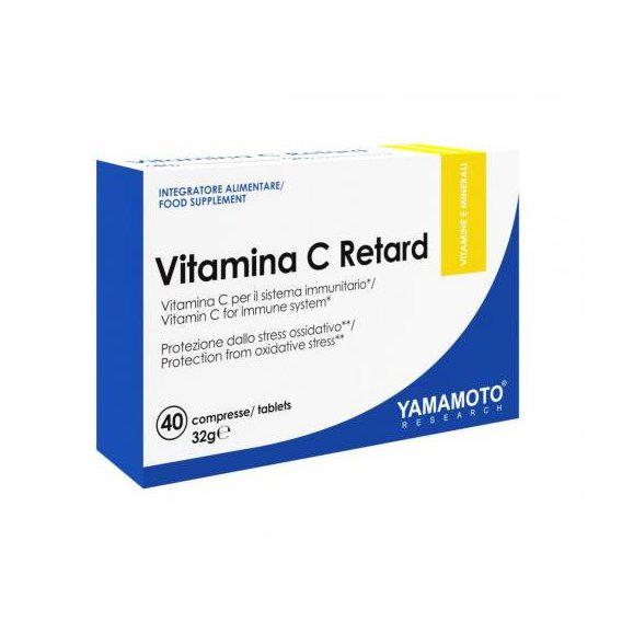 Витамин C для спорта Yamamoto Nutrition Vitamina C Retard 40 Caplets