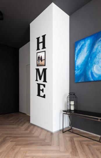 Панно деревянное на стену для гостиной кухни для семьи Decart Рамка Home Frame Home 190х47 см рамка 30х40 см